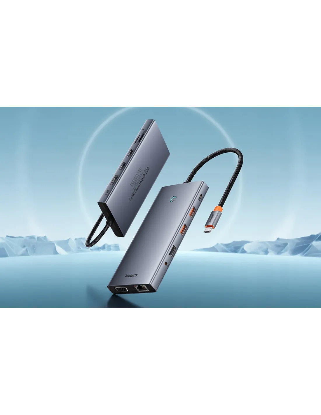 Baseus PortalJoy Series USB-C HUB up to 13 Ports Grey