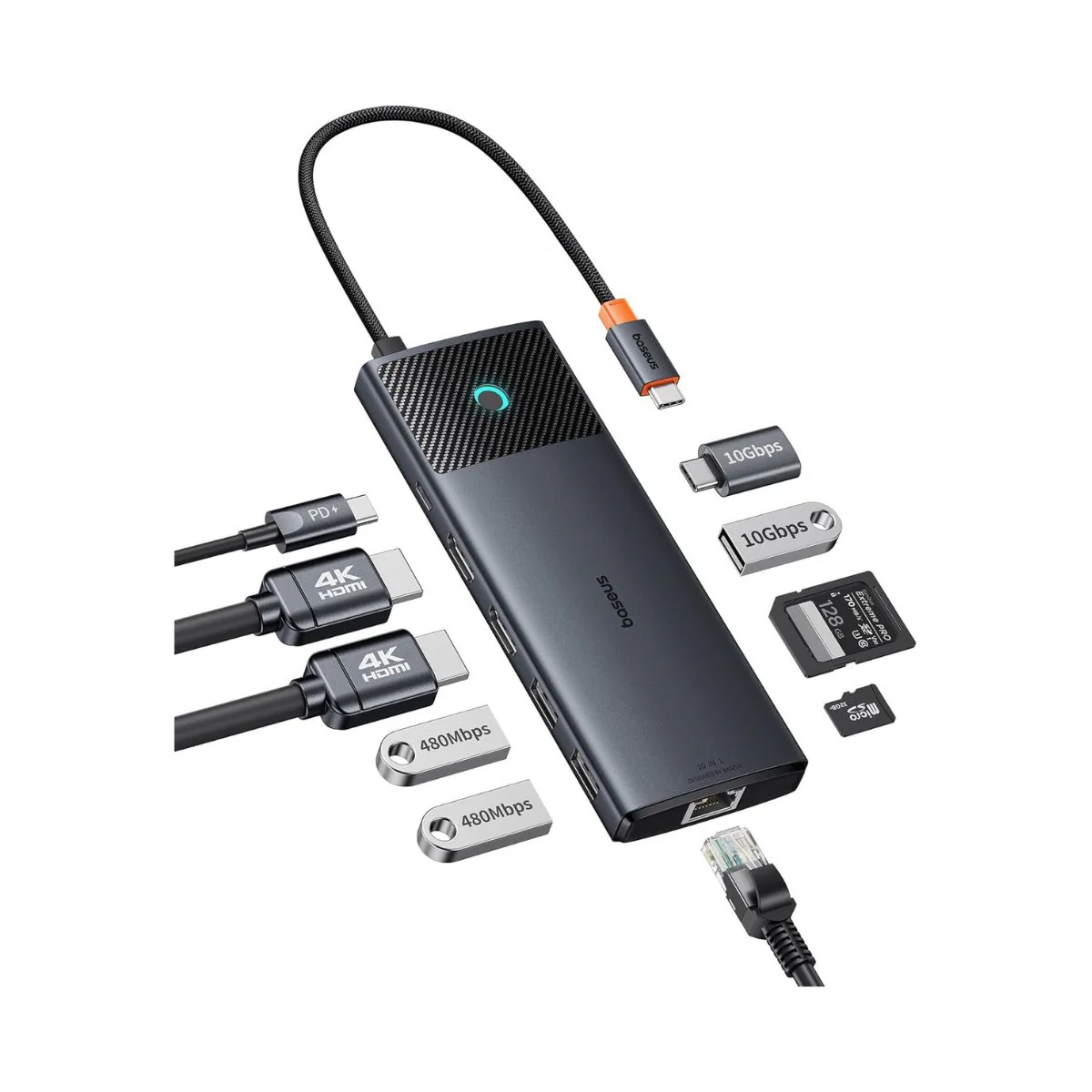 Baseus Metal Gleam Series II BS-OH083 USB-C Hub
