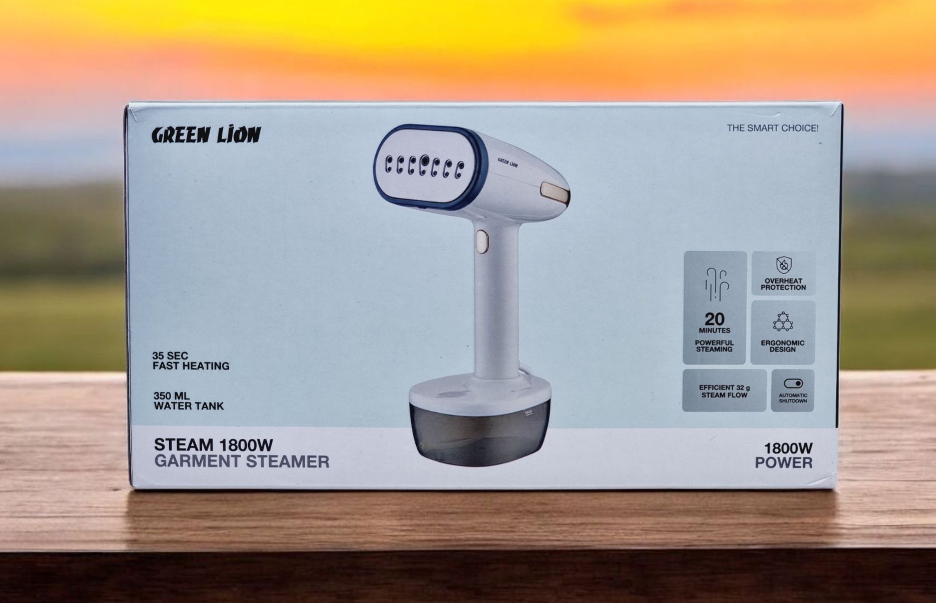 Green Lion Steam 1800W Garment Steamer