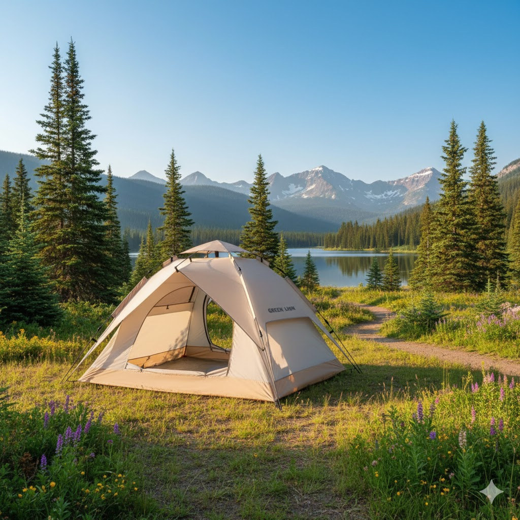 Green Lion GT-4 Ultimate Camping Tent - Biege