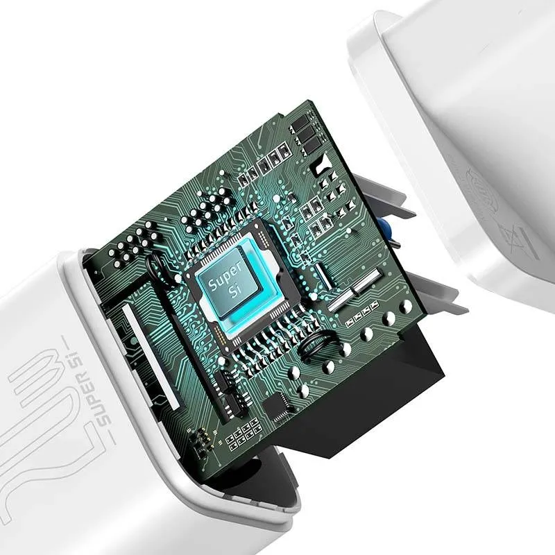 Baseus Super Si Quick Charger 1C 20W (white) CCSUP-B02