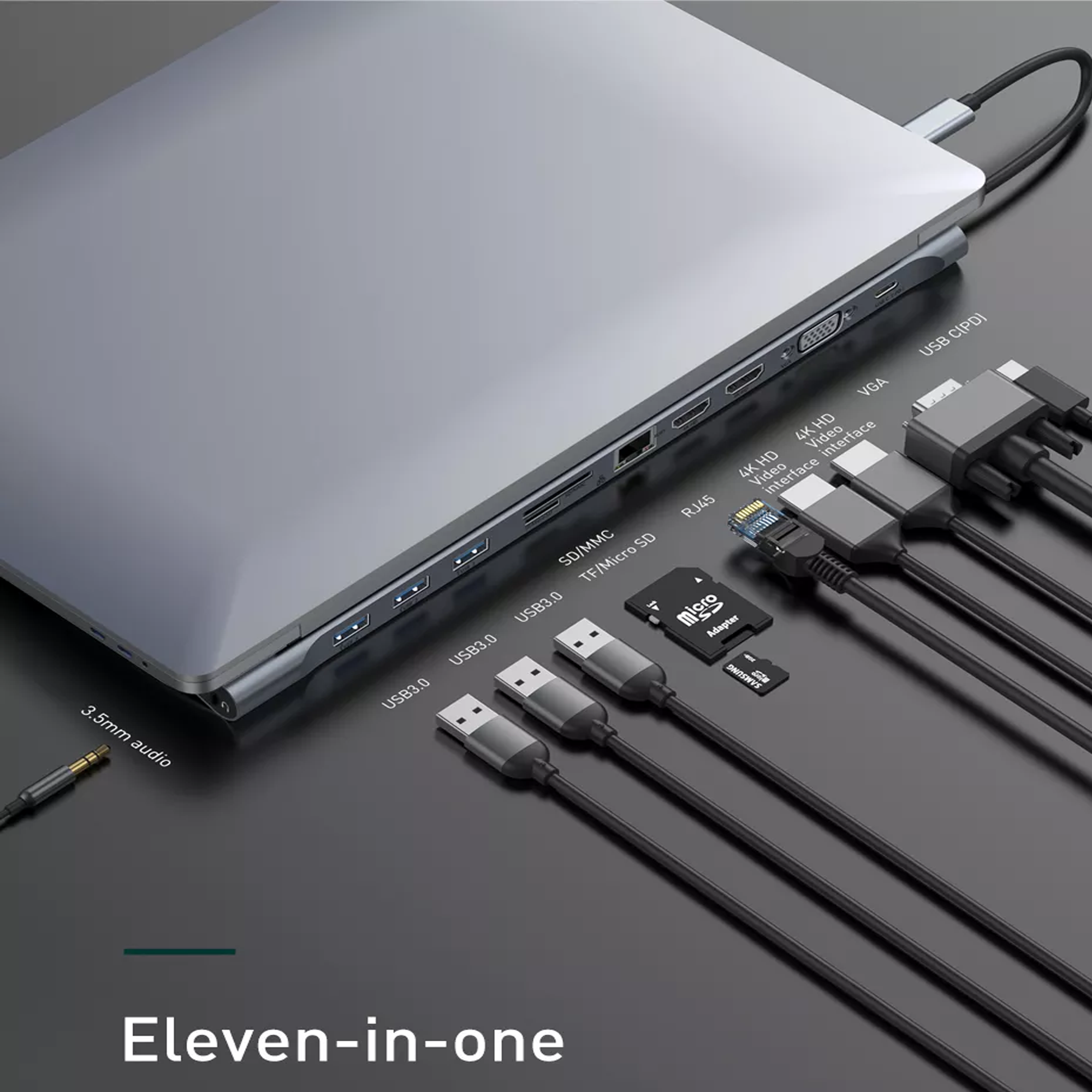  Baseus C-C3UE2HVMS01 USB-C Hub