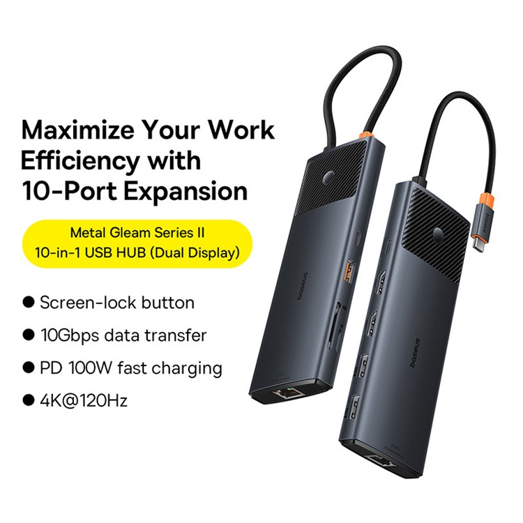 Baseus Metal Gleam Series II BS-OH083 USB-C Hub