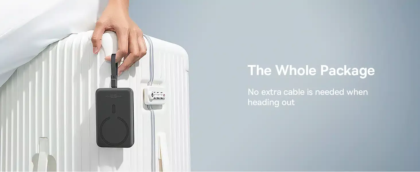 Baseus 30w wireless power bank magnetic mini capacity