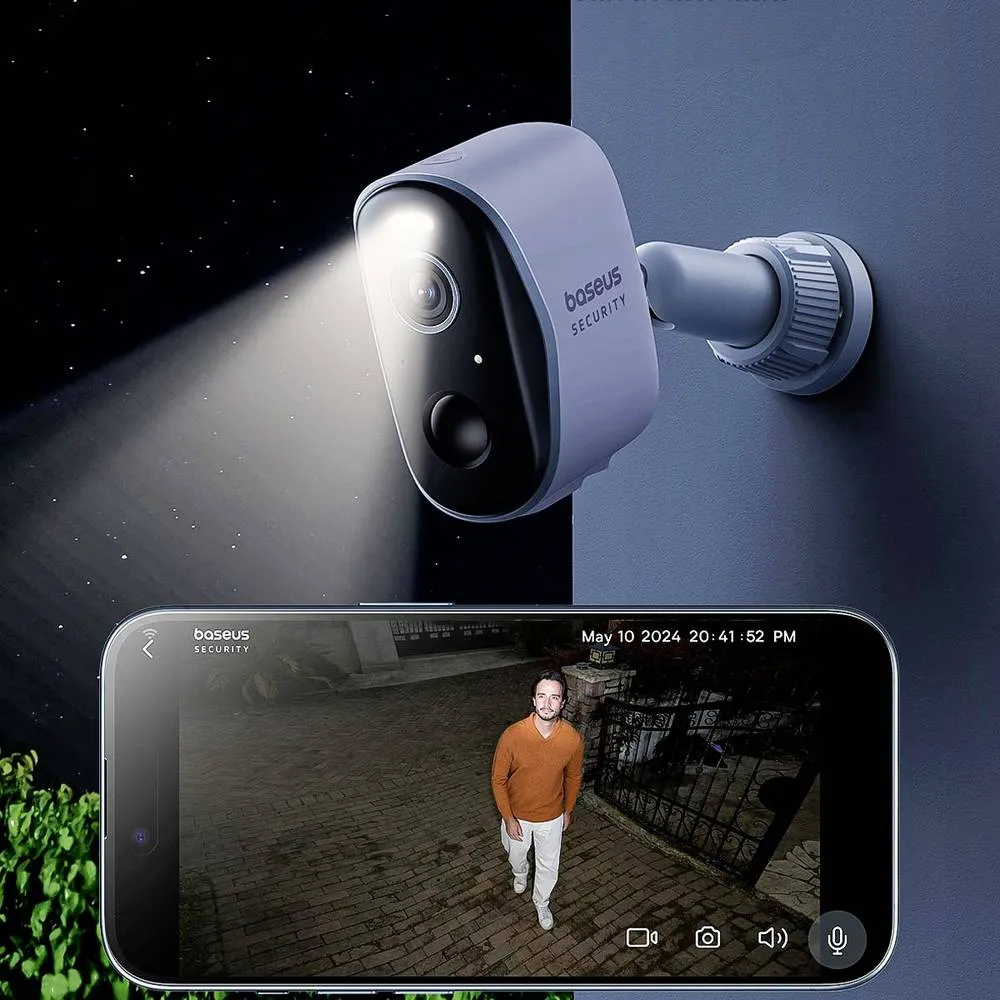 Baseus 2K N1 Outdoor Camera (White)