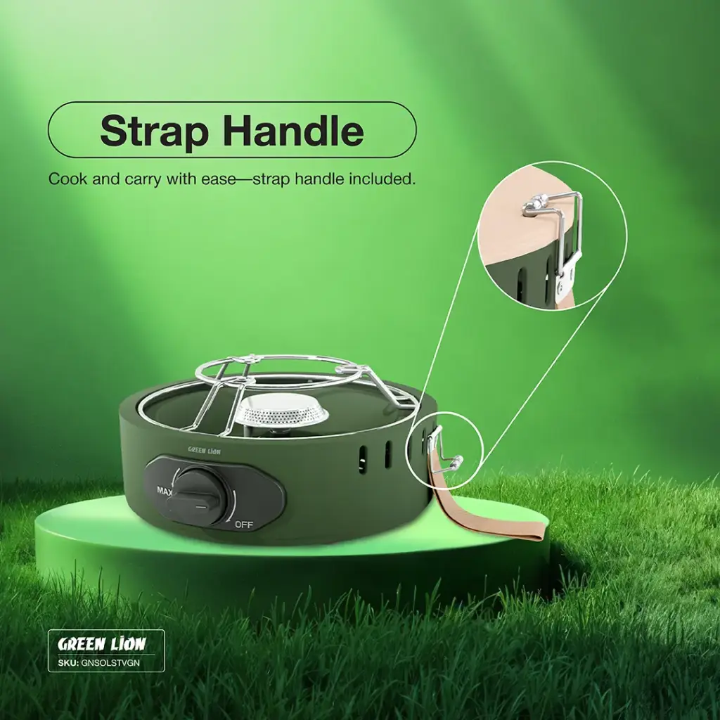 Green Lion Solo Flame Camping Stove