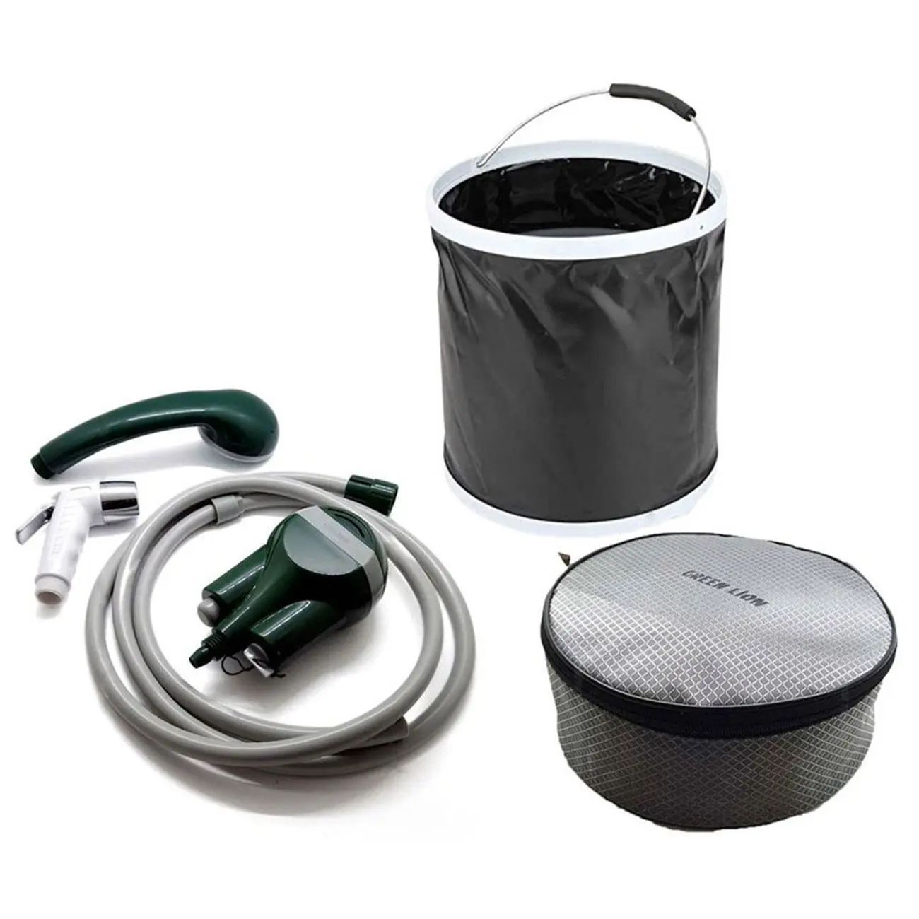 Green Lion Rechargeable Shower - Green