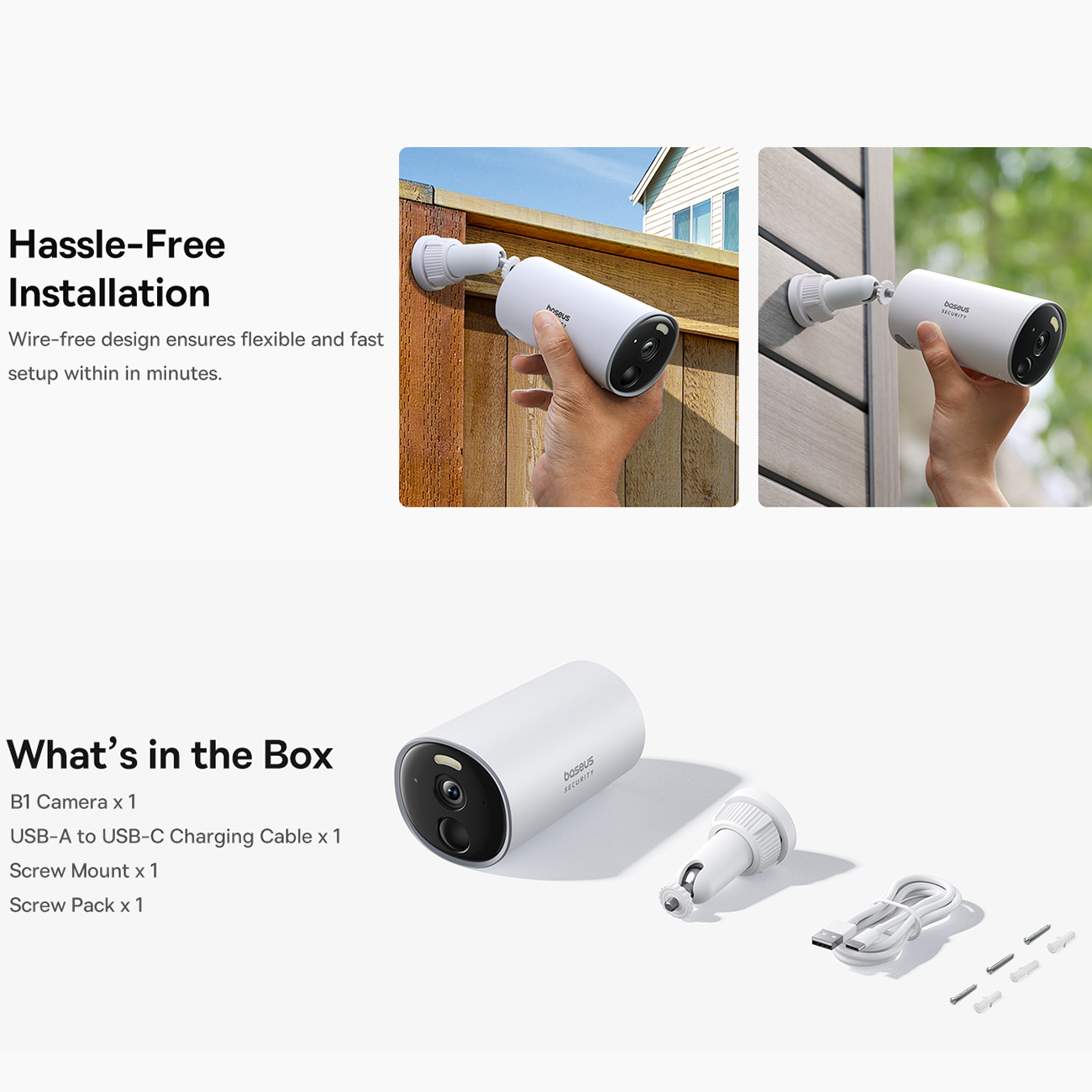 Baseus Security B1 Outdoor Camera