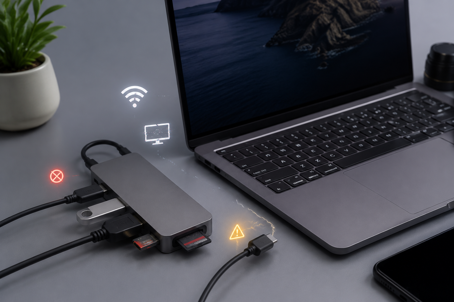 چرا هاب مک‌بوک قطع و وصلی دارد؟ بررسی دلایل و روش‌های رفع مشکل هاب USB‑C روی مک‌بوک