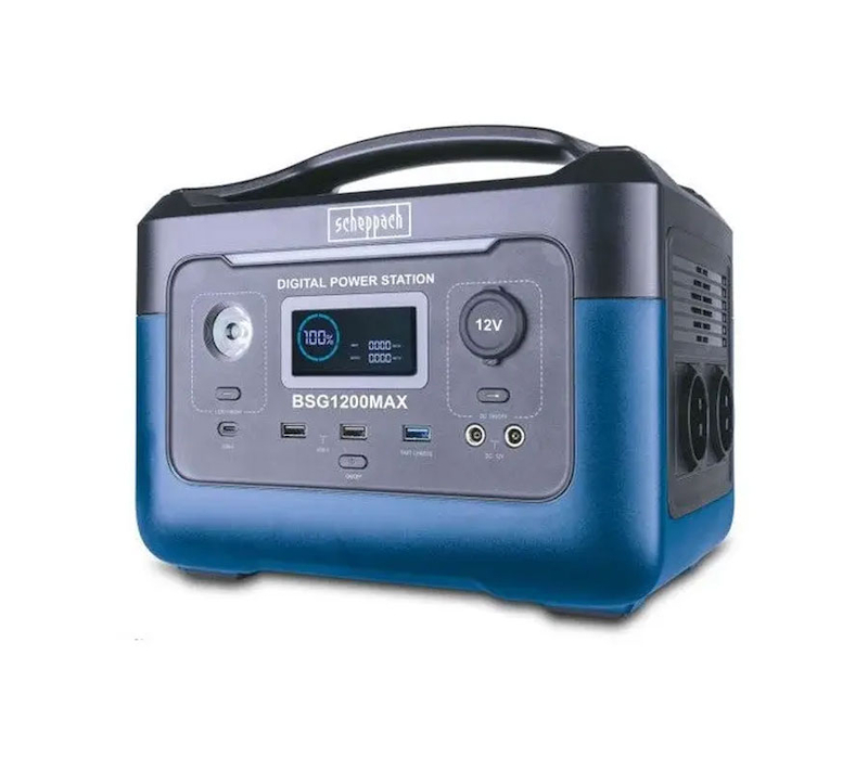 دستگاه پاور استیشن برند  خروجی 600w مدل scheppach BSG1200max