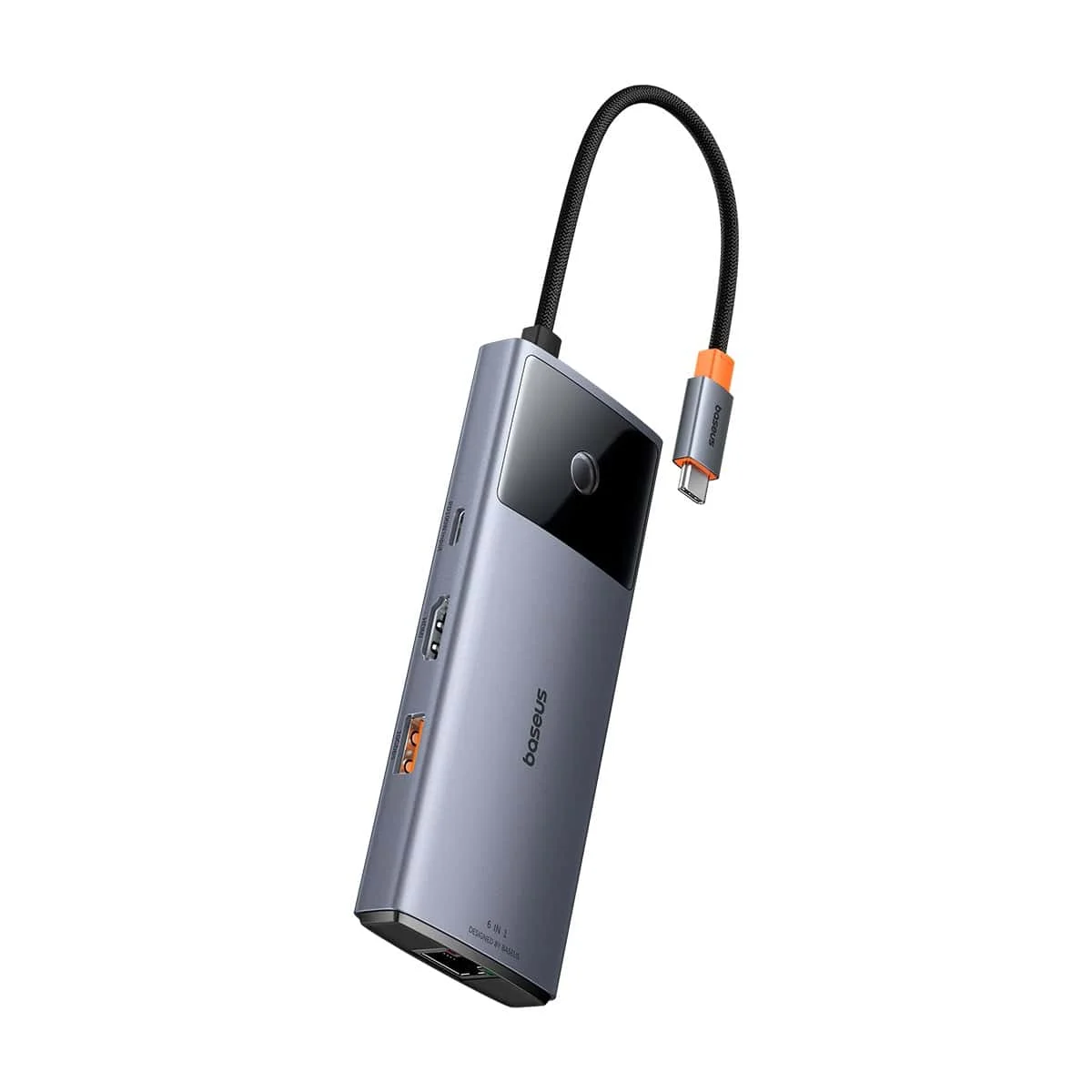 هاب 6 در 1 USB-C باسئوس مدل Baseus Metal Gleam Series II BS-OH099