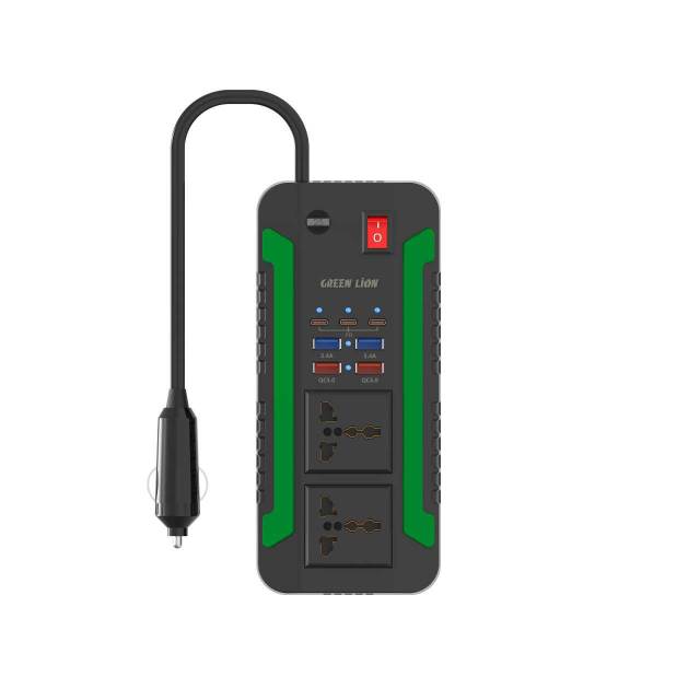 مبدل برق گرین لاین مدل Green Lion Spark 300 Power Inverter