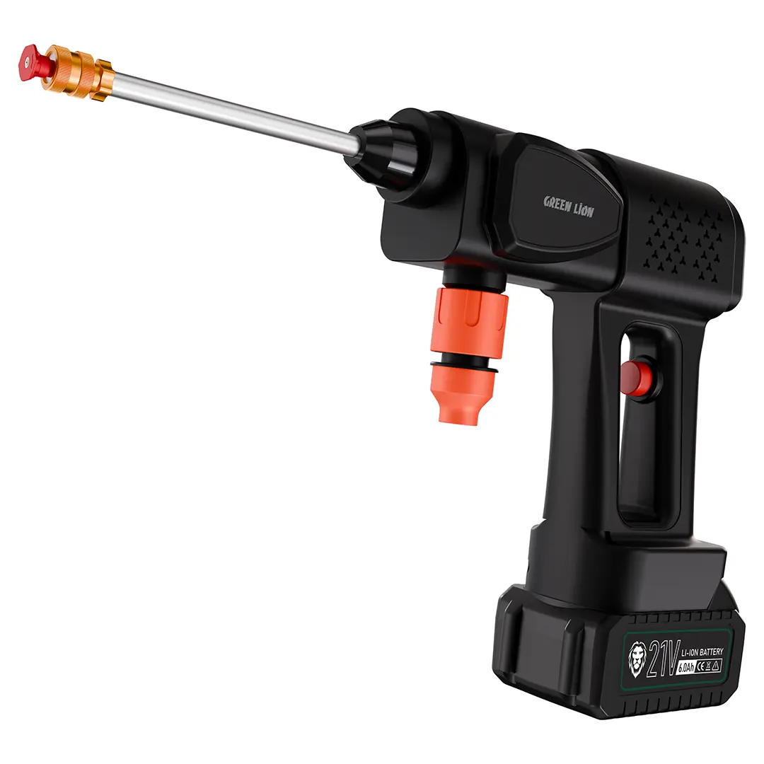 کارواش شارژی 21 ولت گرین لاین مدل Green Lion 21V Cordless Pressure Wash Gun