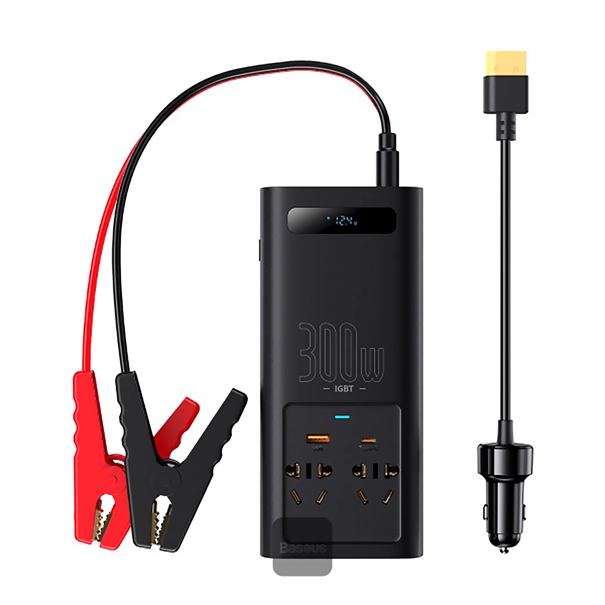 اینورتر برق خودرو 110 ولت باسئوس Baseus IGBT Power Inverter 300W