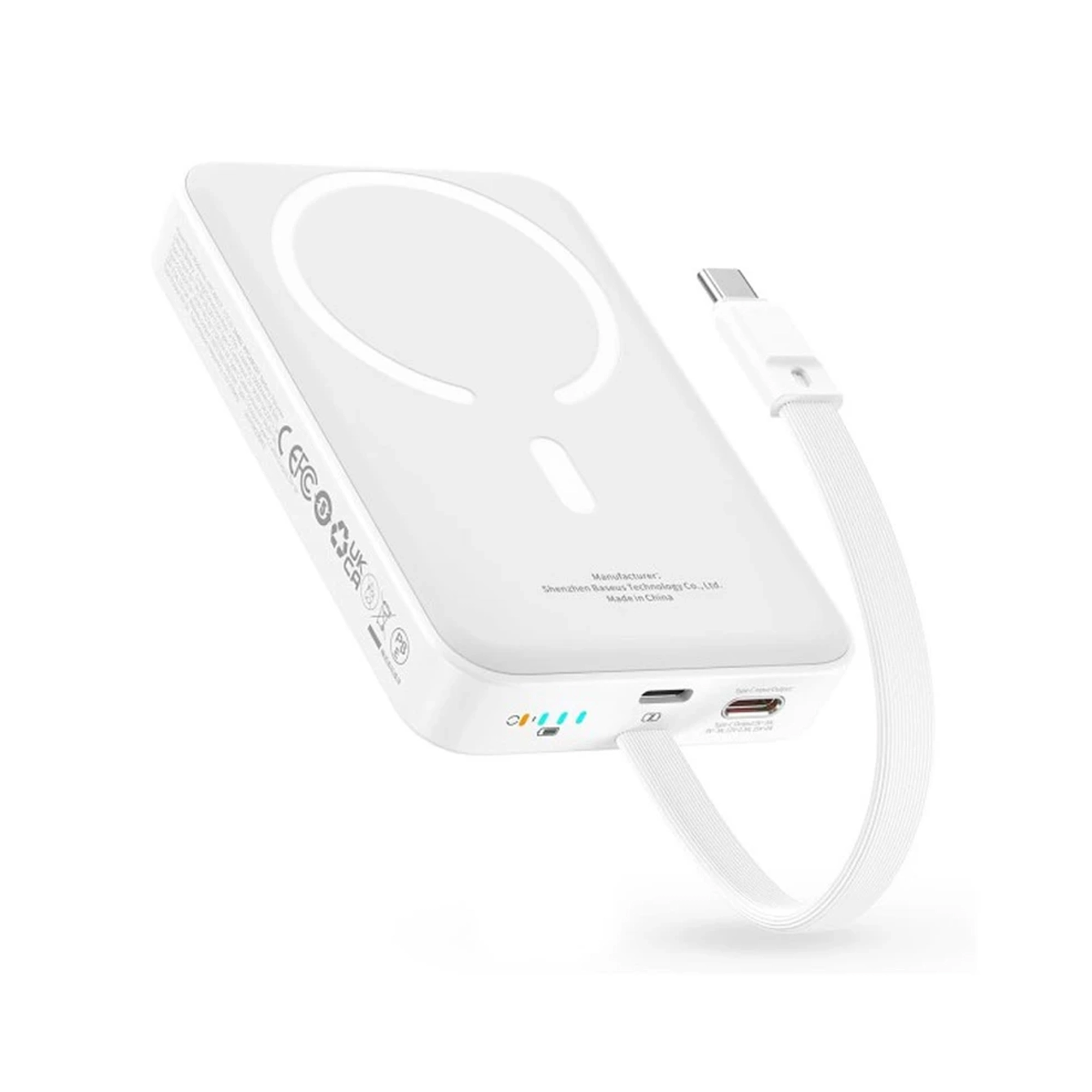 پاوربانک 10000 میلی‌آمپرساعت مگنتی باسئوس مدل Baseus PPCXM10T Mini Power Bank