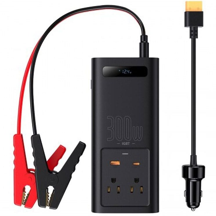 اینورتر برق خودرو 110 ولت باسئوس Baseus IGBT Power Inverter 300W
