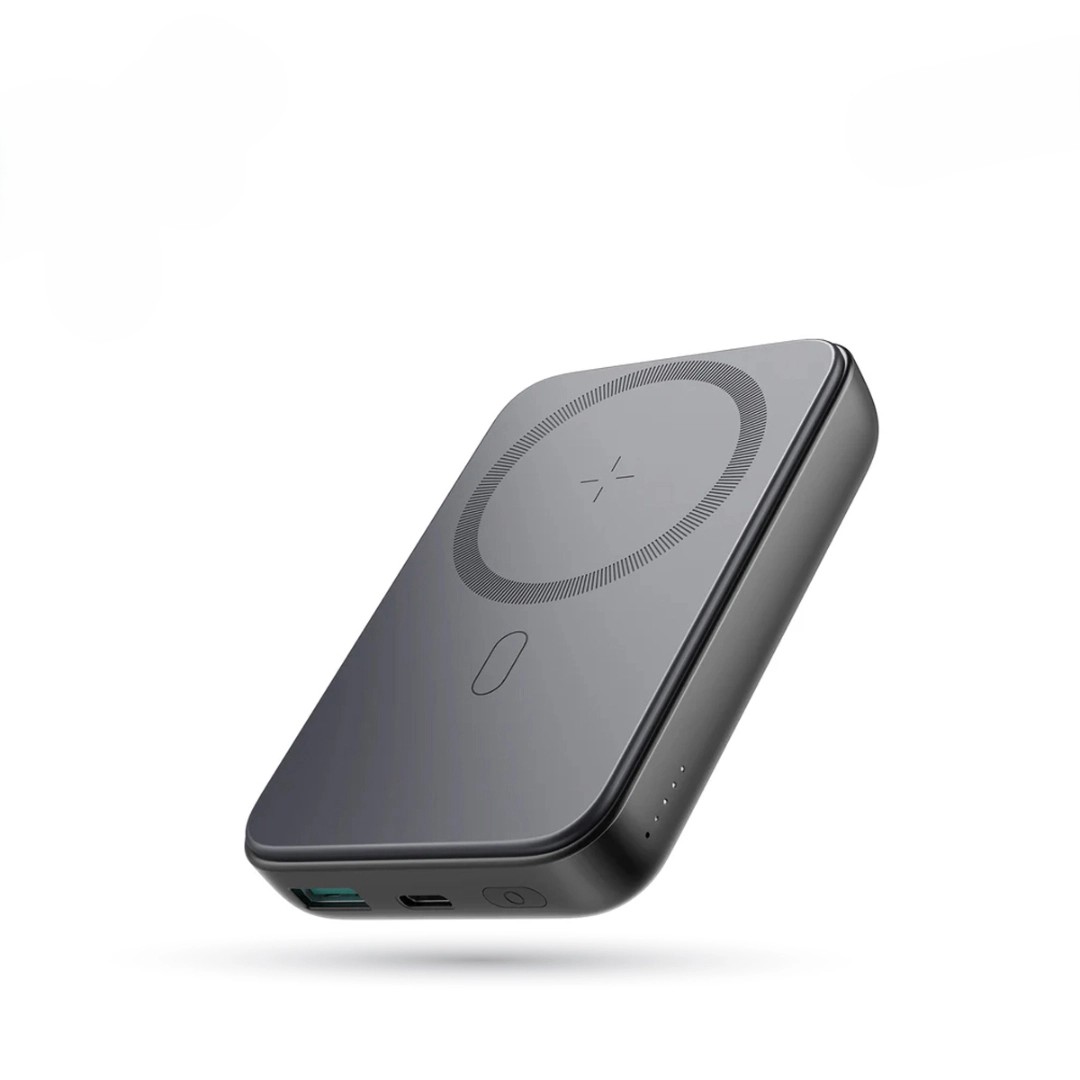 پاوربانک 10000 میلی‌آمپرساعت وایرلس مگنتی جوی روم مدل Joyroom Mini Magnetic Wireless Power Bank