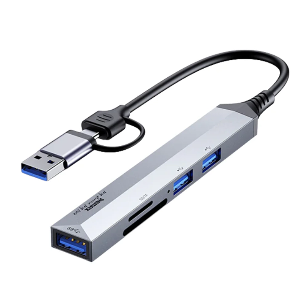 هاب 5 پورت USB-C ریمکس مدل REMAX RU-U7
