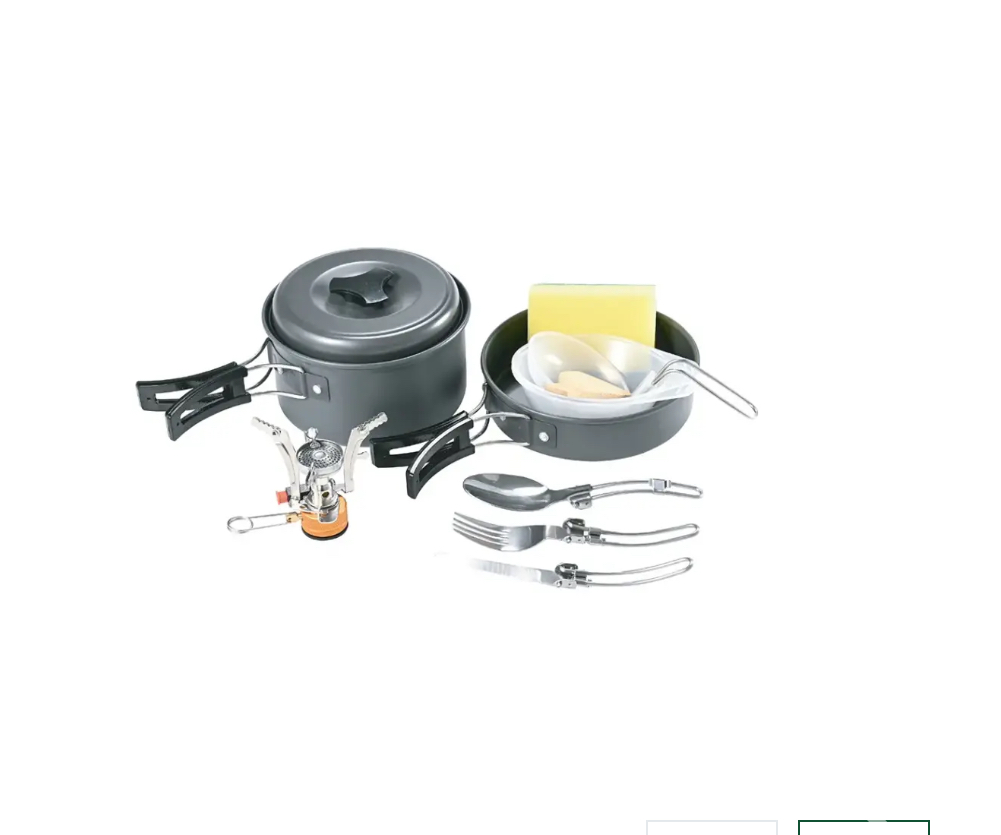 مجموعه ظروف سفری گرین لاین مدل camping cookware 1 in 10