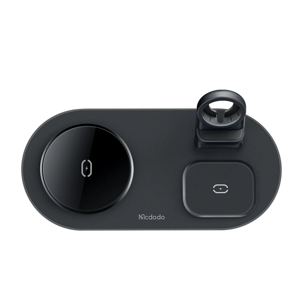 شارژر وایرلس 3 کاره مک دودو مدل Macdodo 3 in 1 Magnetic Wireless Charger CH-7060