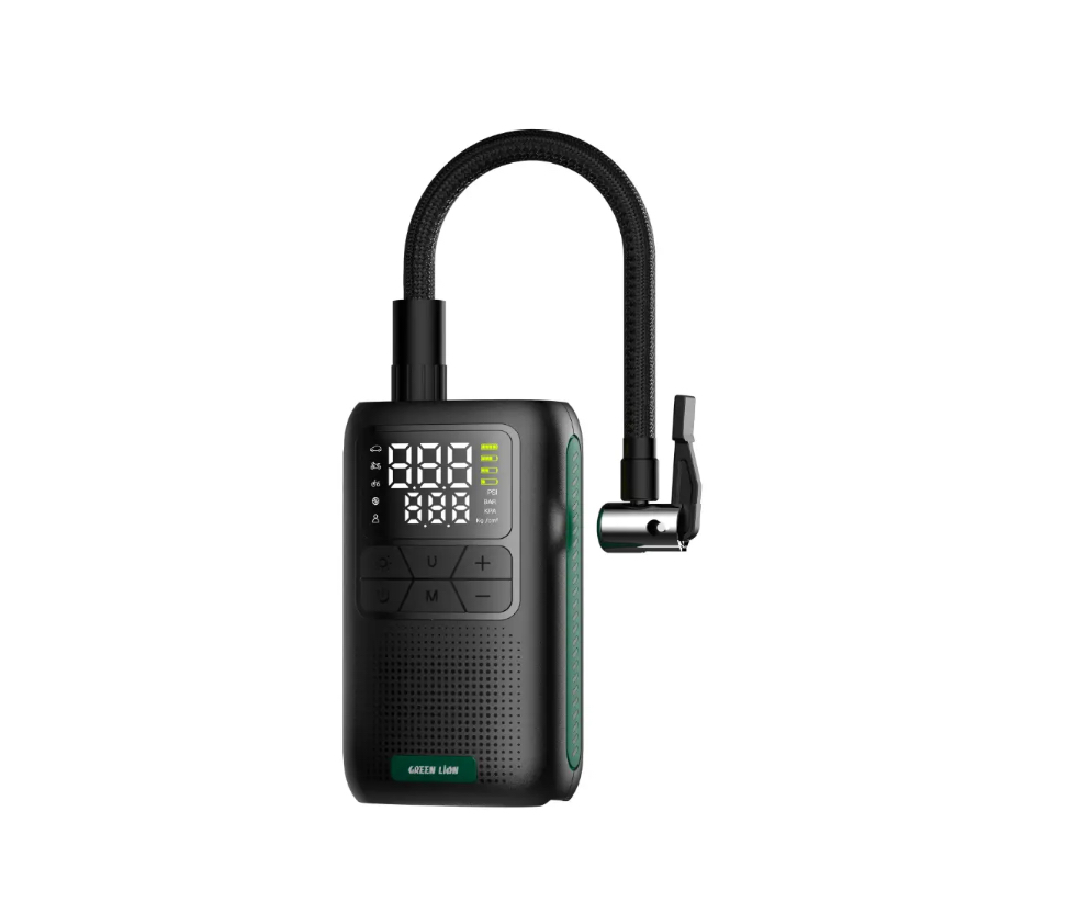 پمپ باد گرین لاین مدل Green Lion GL-A4 Tire Inflator GNGLA4TINFBK