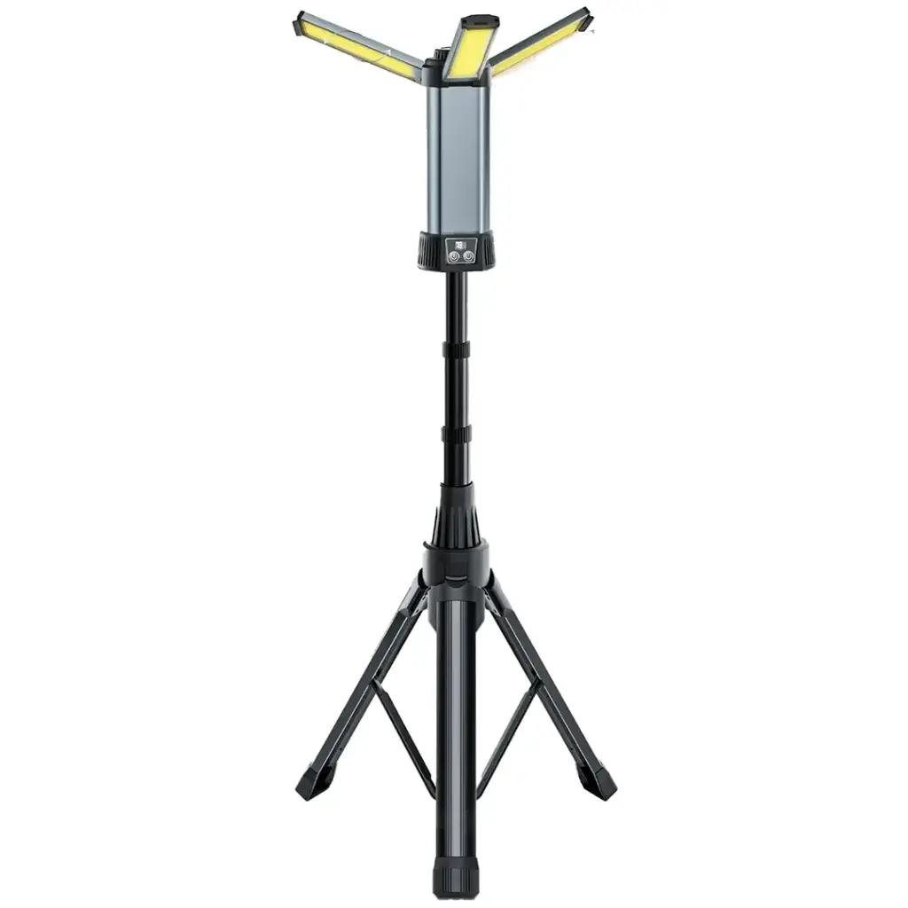 چراغ کمپینگ سه‌پایه گرین لاین مدل Green Lion Trio Beam Lite Black
