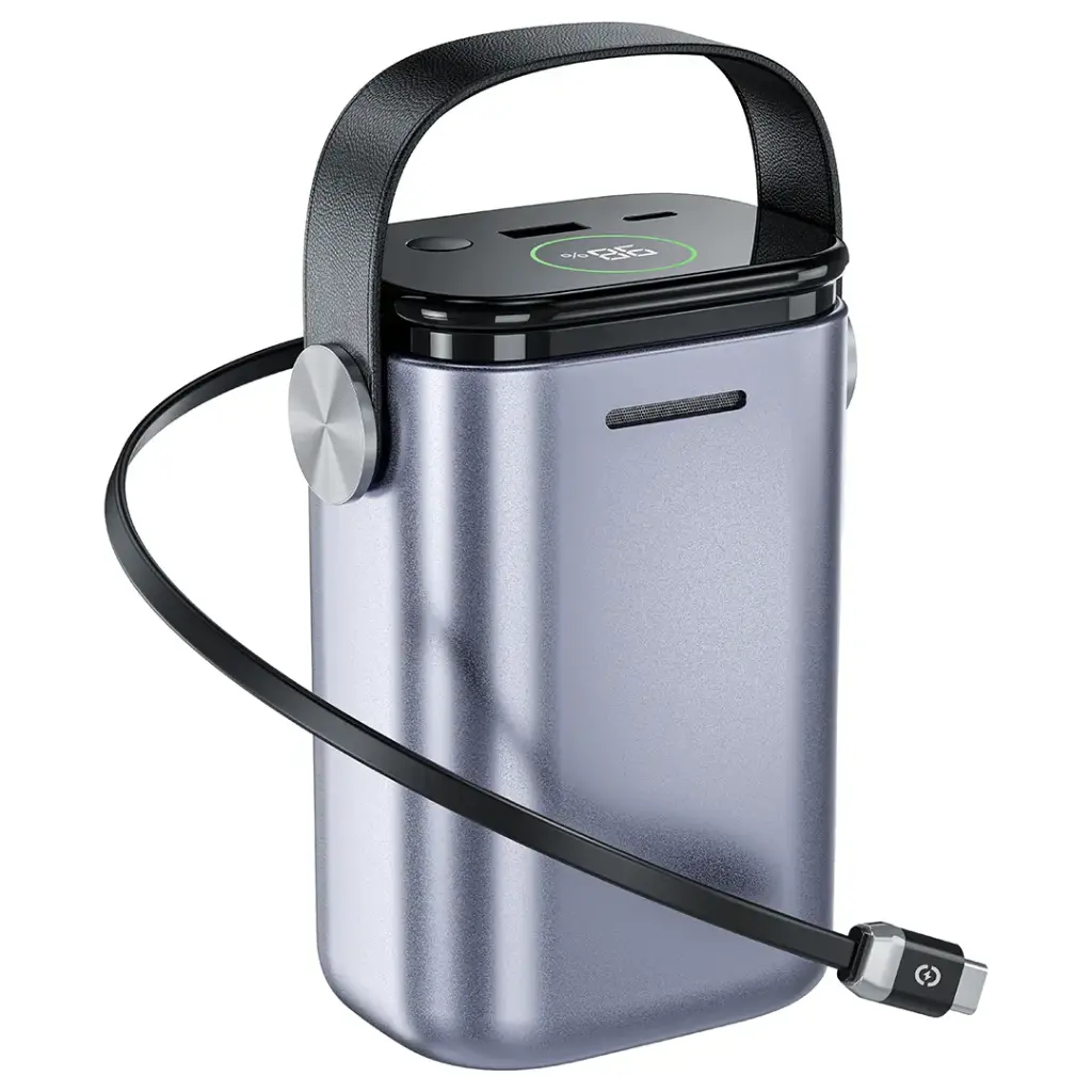 پاوربانک 30000 میلی‌آمپرساعت گرین لاین مدل Green Lion Bridge 30 30000mAh Power Bank (Grey)