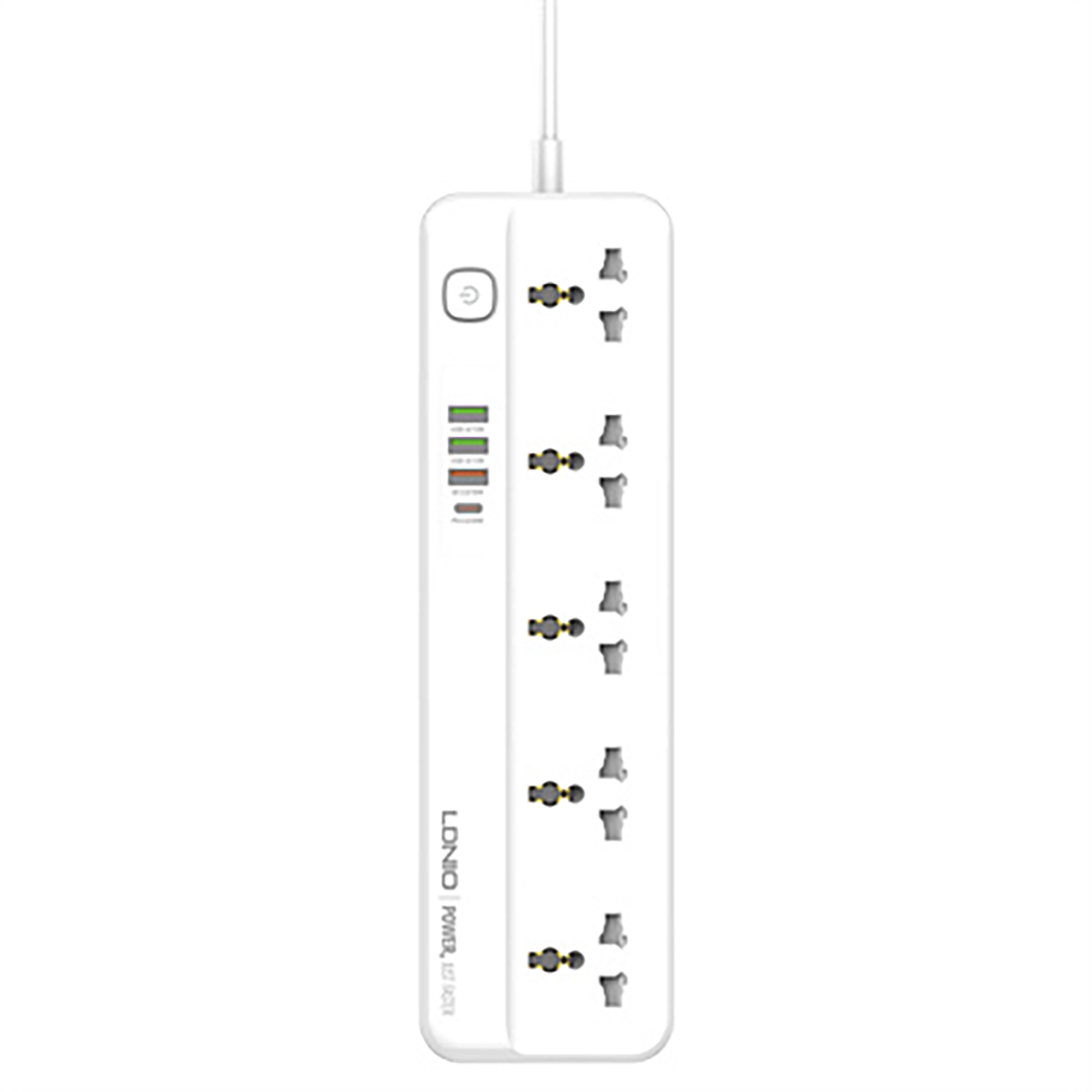 چندراهی برقی و شارژر الدینیو مدل LDNIO  Power Strip SC5415