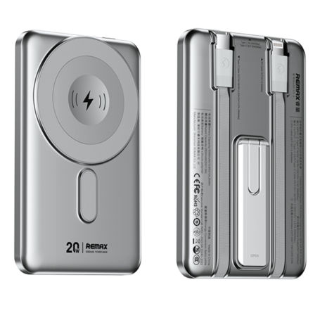 پاوربانک ریمکس 15 وات 5000 میلی آمپر مدل REMAX 15W 5000mAh Magnetic Power Bank CX-1