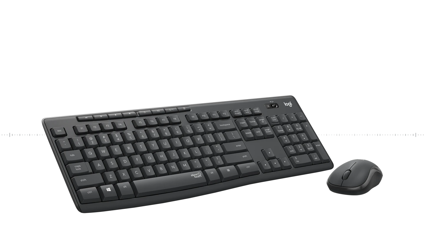 کیبورد و موس بی سیم مدل Logitech MK295 Silent