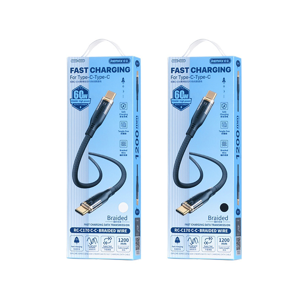 Remax RC-C170 (C-C) USB-C to USB-C Cable