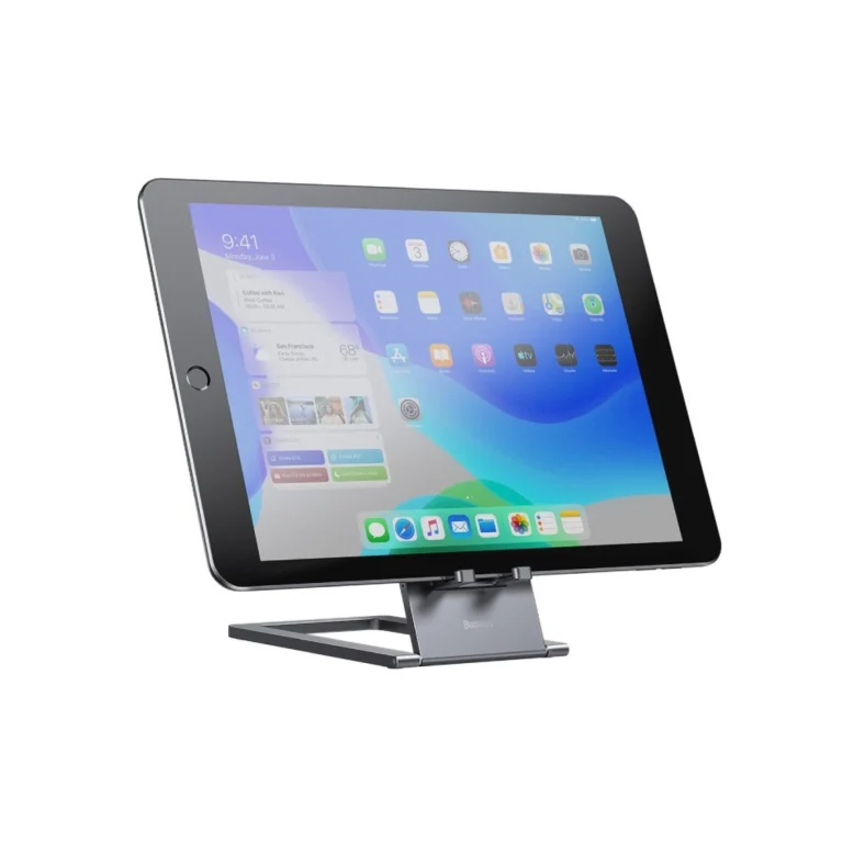 هلدر و پایه نگه دارنده گوشی و تبلت باسئوس مدلBaseus Foldable Metal Desktop Holder LUKP000013 6