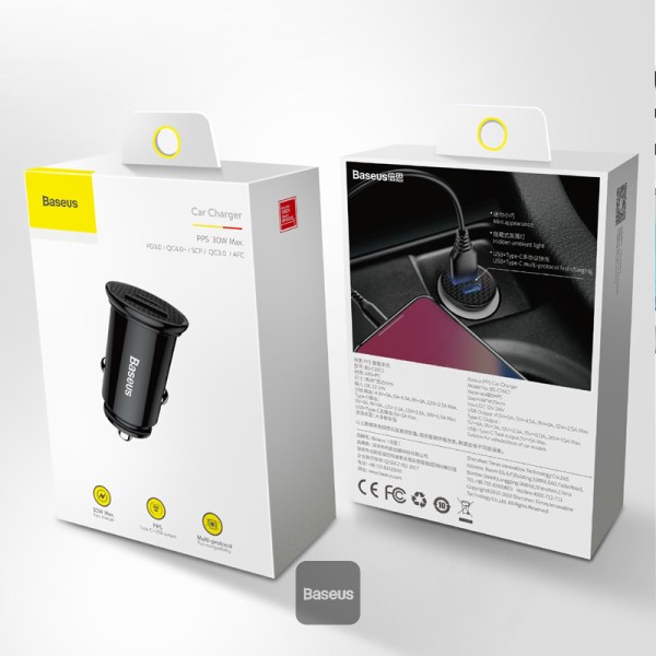 شارژر فندکی30W باسئوس مدل Baseus CCALL-YS01 7