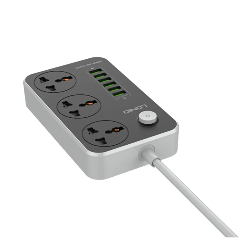 چندراهی برق و شارژر الدینیو مدل LDNIO Power Strip SC3604 4