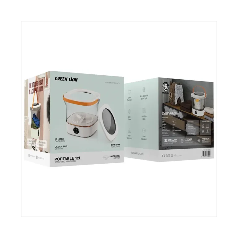 Green Line 12L Portable Mini Washing Machine